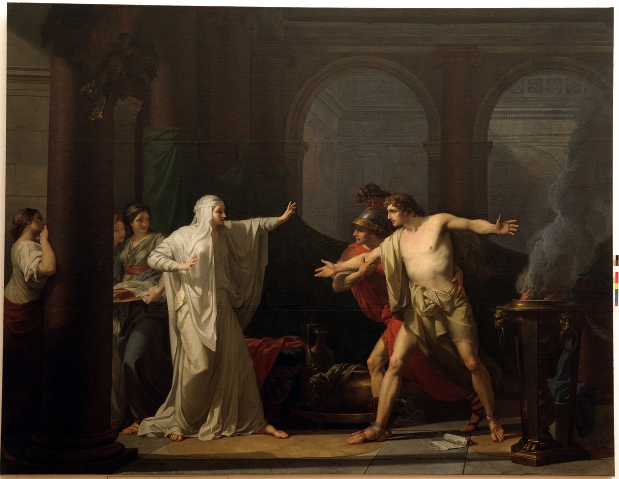 Ifigenia i Oreste w Taurydzie autorstwa Jean Baptiste Regnault
