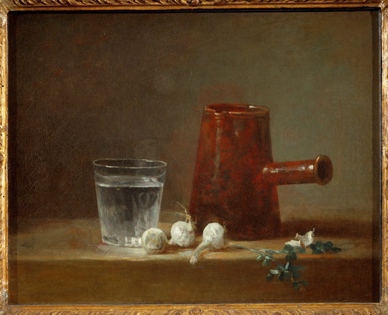 Garnek (obraz na płótnie) autorstwa Jean-Baptiste Simeon Chardin