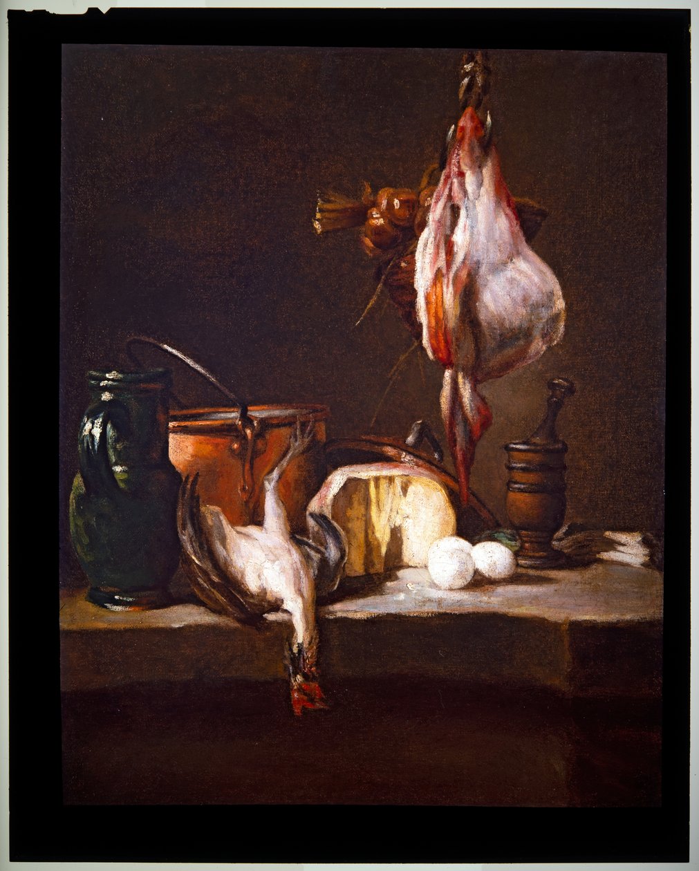 Stół kuchenny z paskiem autorstwa Jean Baptiste Simeon Chardin