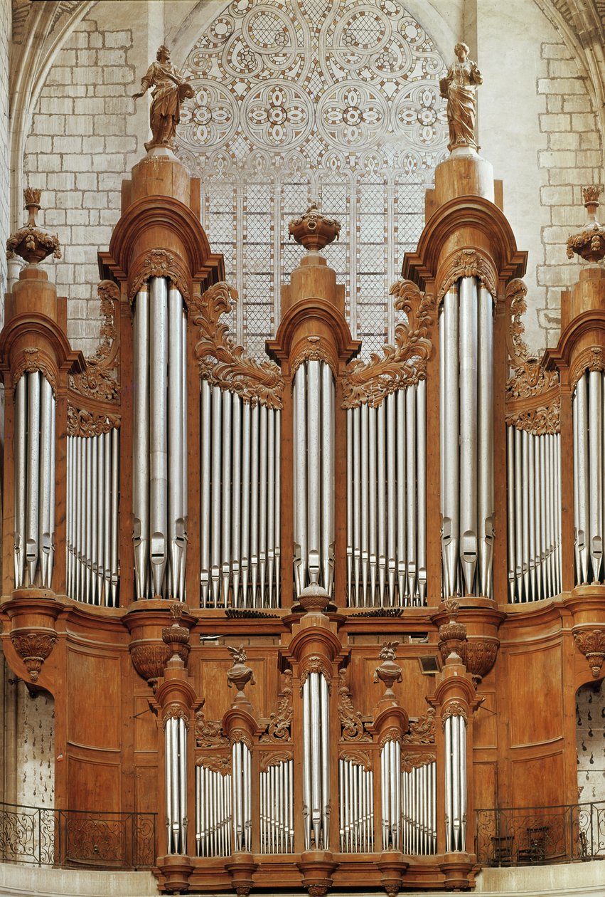 Organy Saint-Maximin-la-Sainte-Baume, 1773 (drewno i metal) autorstwa Jean Esprit Isnard
