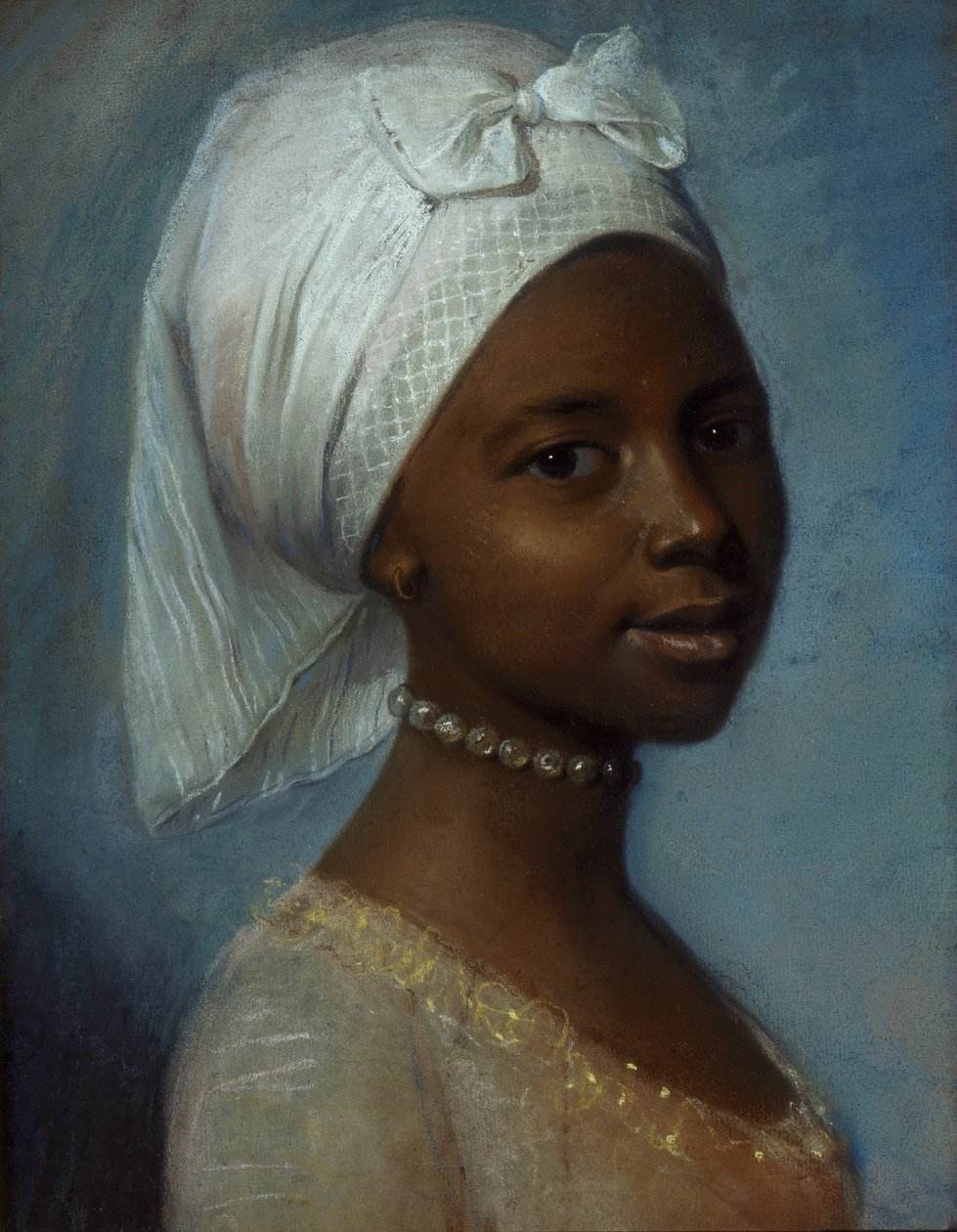 Portret młodej kobiety (pastel na papierze) autorstwa Jean Etienne (previously attr. to) Liotard