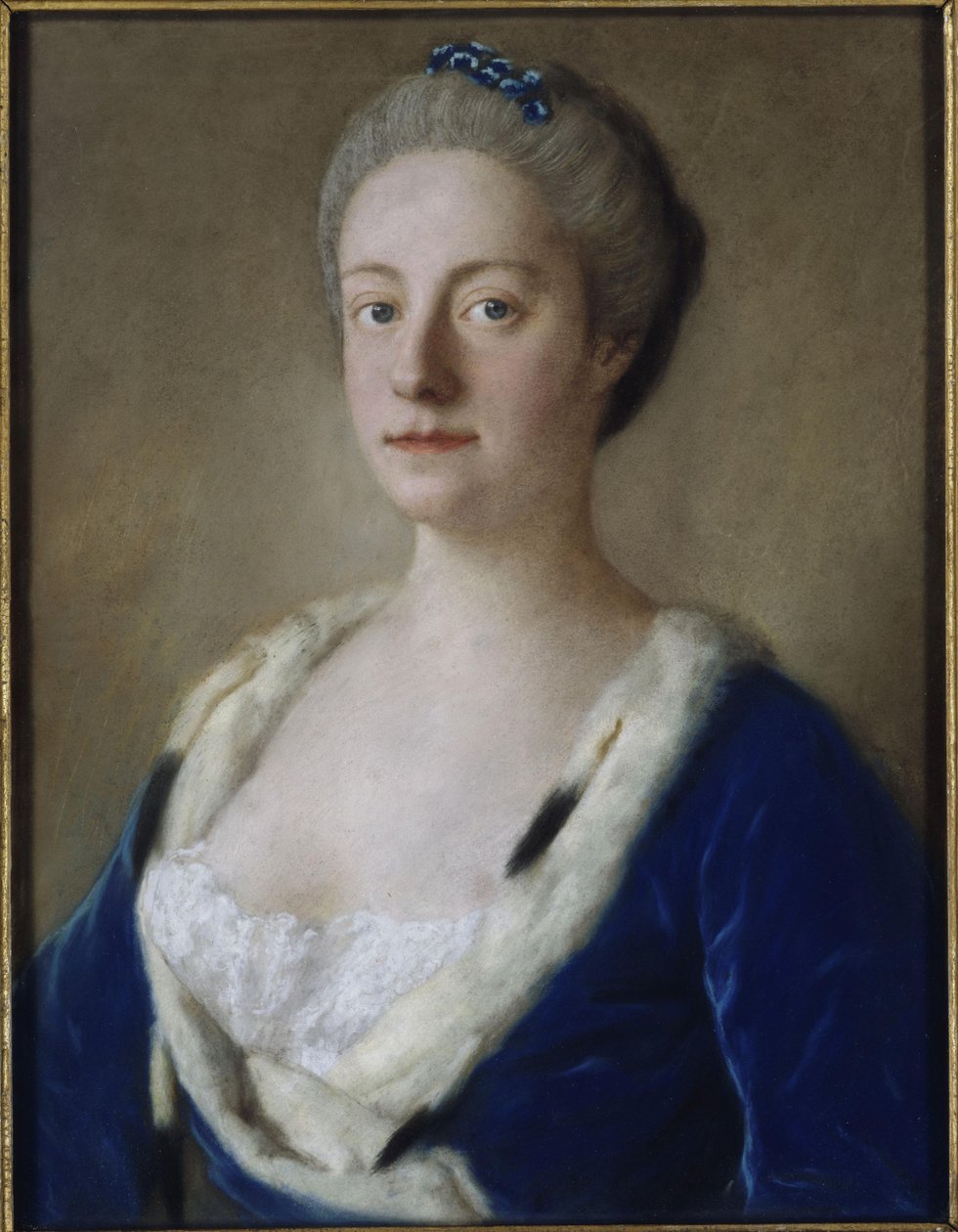 Portret Marii Doublet van Groenstein, lady Holdernesse autorstwa Jean-Étienne Liotard