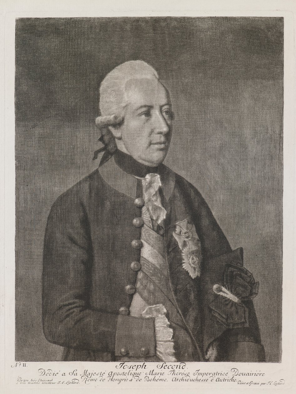 Józef II, cesarz Austrii autorstwa Jean-Étienne Liotard
