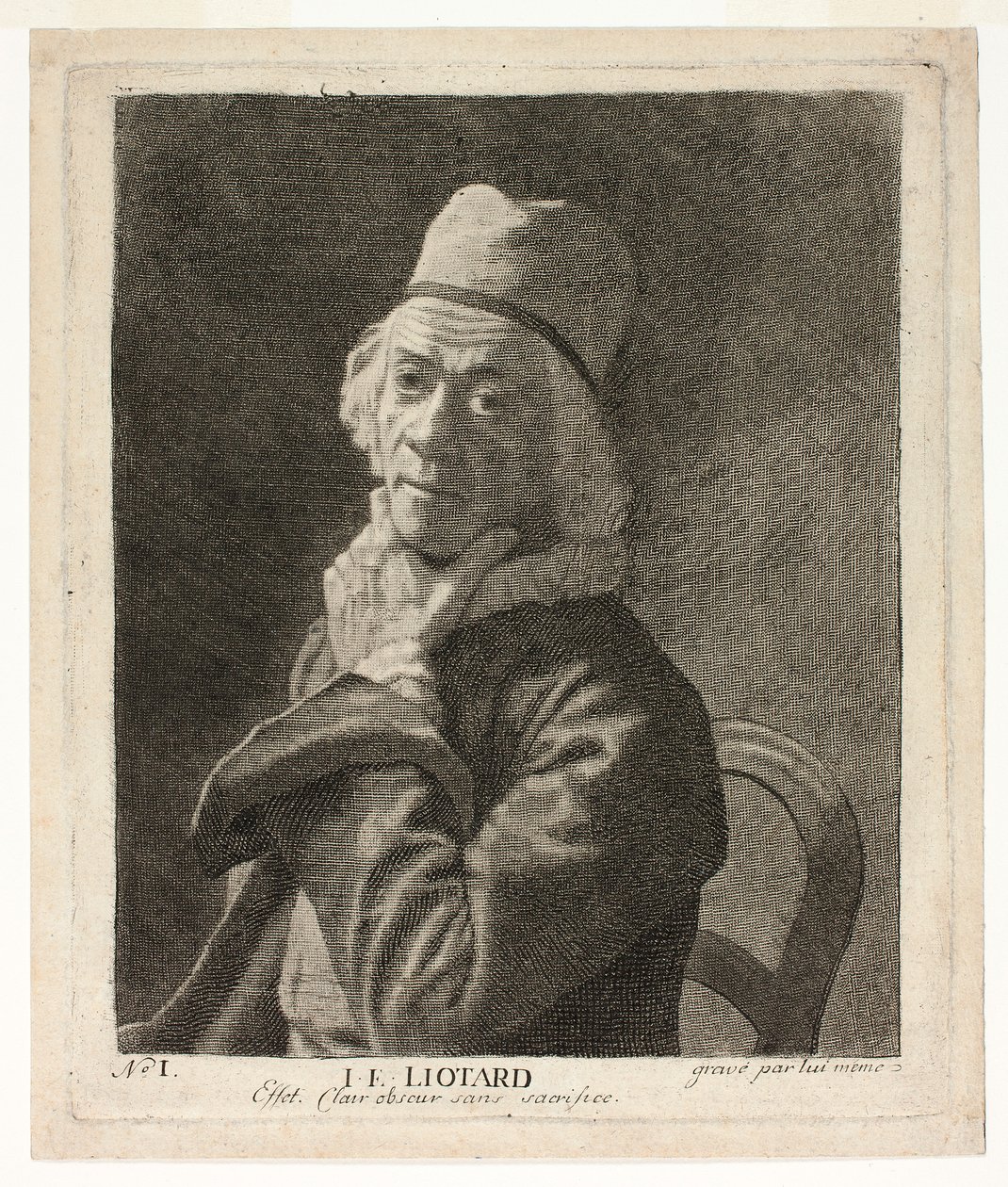 Mały autoportret autorstwa Jean-Étienne Liotard