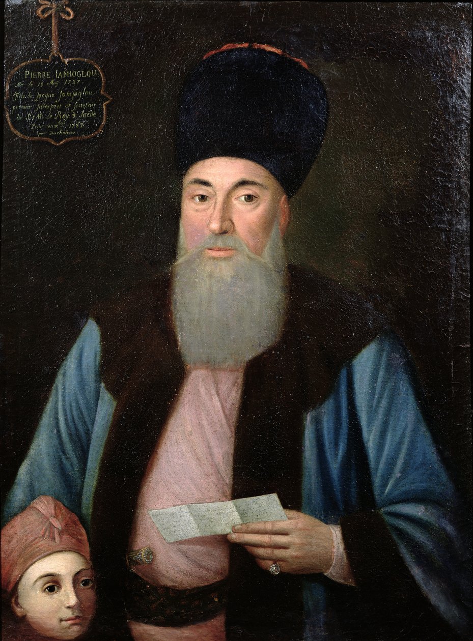 Pierre Camcioglu (ur. 1727) i jego syn, 1787 autorstwa Jean Francois Duchateau