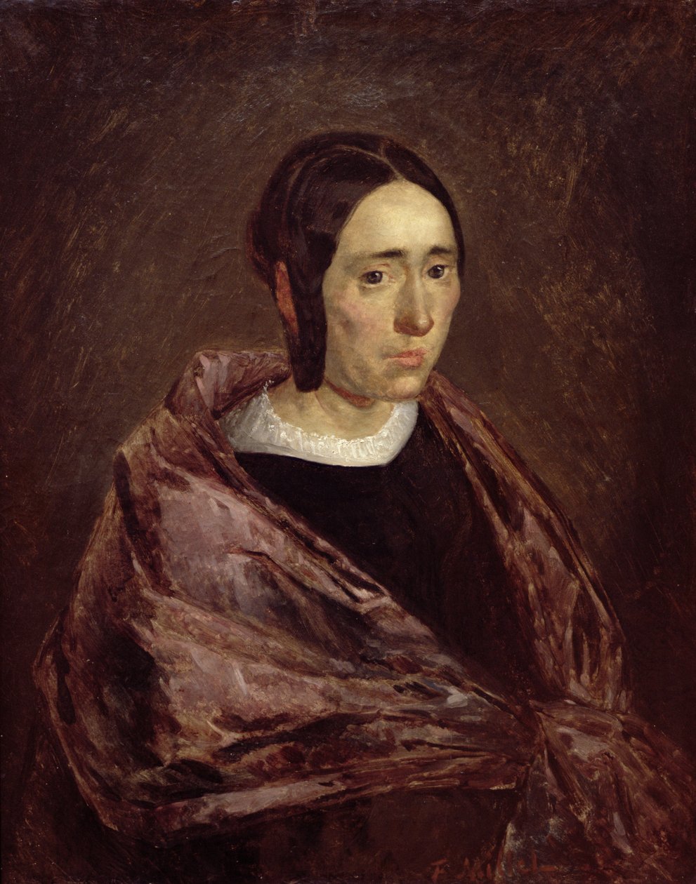 Portret Katarzyny Roumy autorstwa Jean Francois Millet