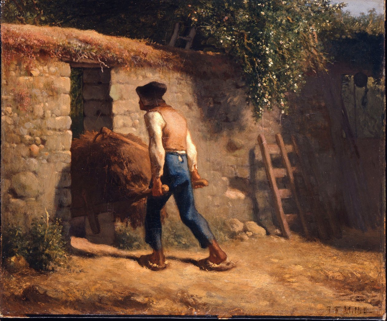 Chłop z taczką autorstwa Jean-Francois Millet