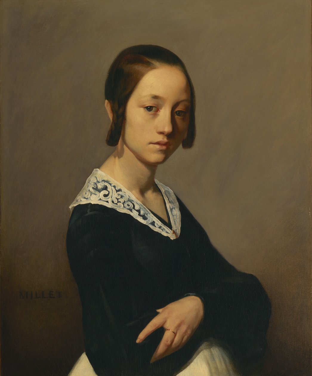 Portret Louise-Antoinette Feuardent autorstwa Jean-Francois Millet