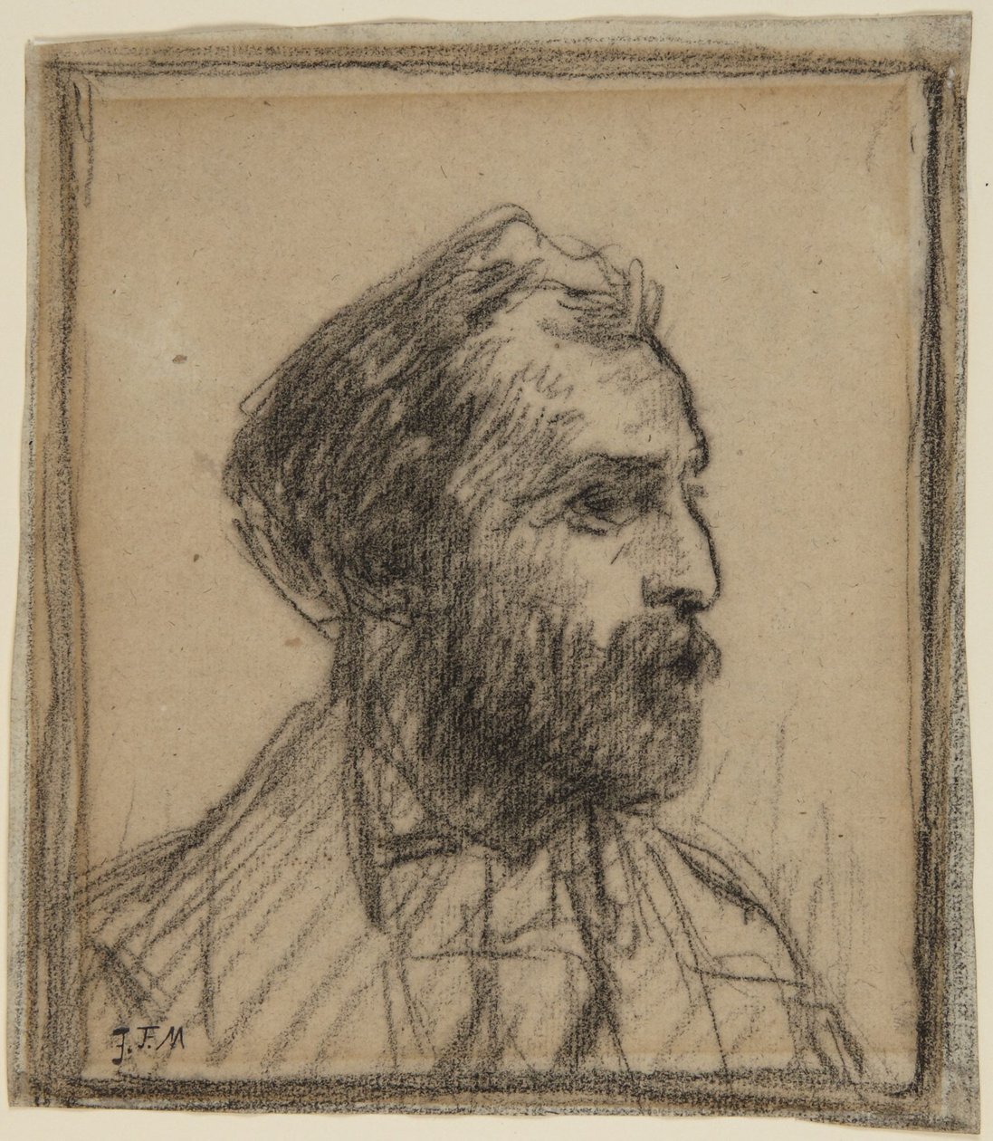 Portret Williama Morrisa Hunta autorstwa Jean-Francois Millet