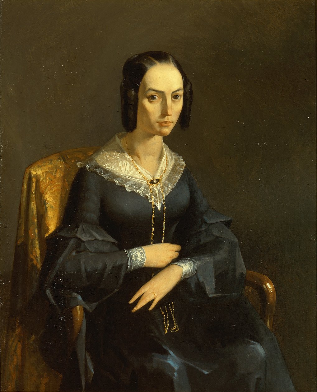 Hrabina Valmont, ok. 1841 (olej na płótnie) autorstwa Jean-Francois Millet