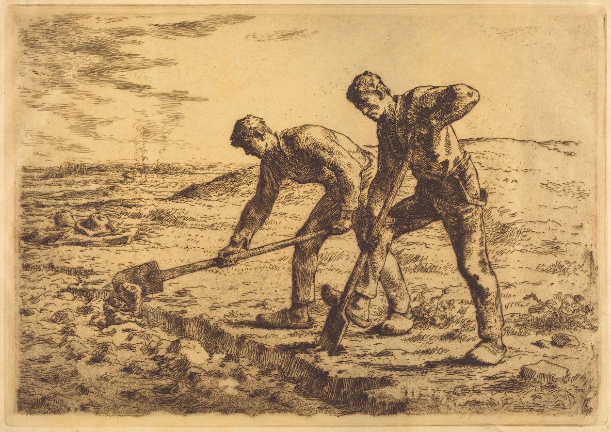 Kopacze autorstwa Jean-Francois Millet