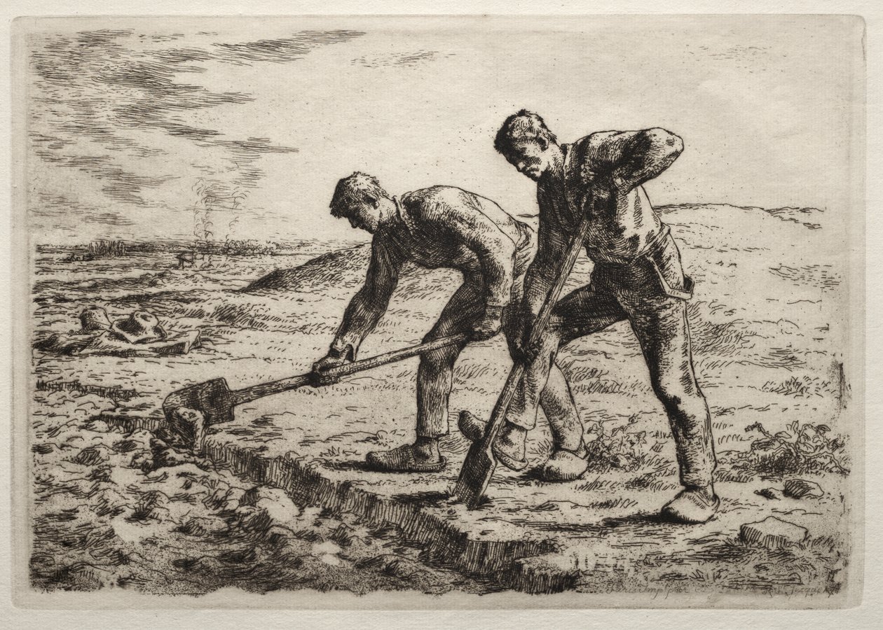 Kopacze autorstwa Jean-Francois Millet