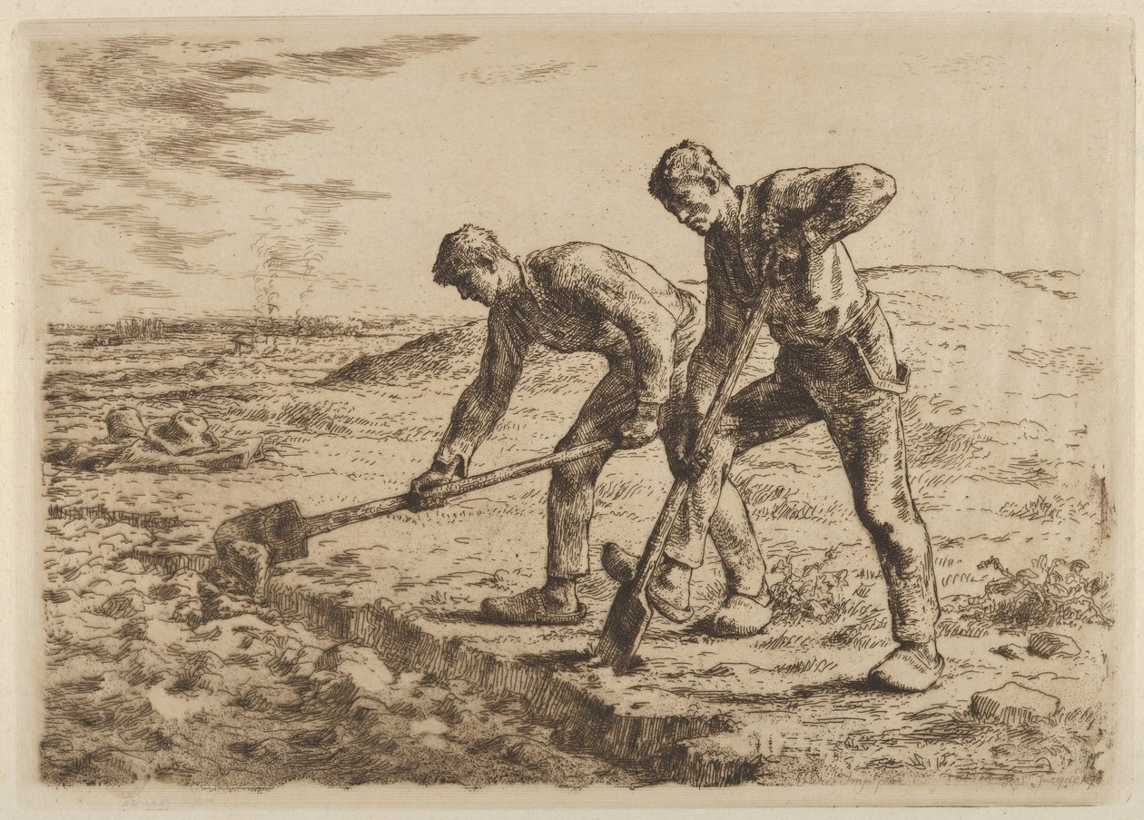 Kopacze autorstwa Jean-Francois Millet