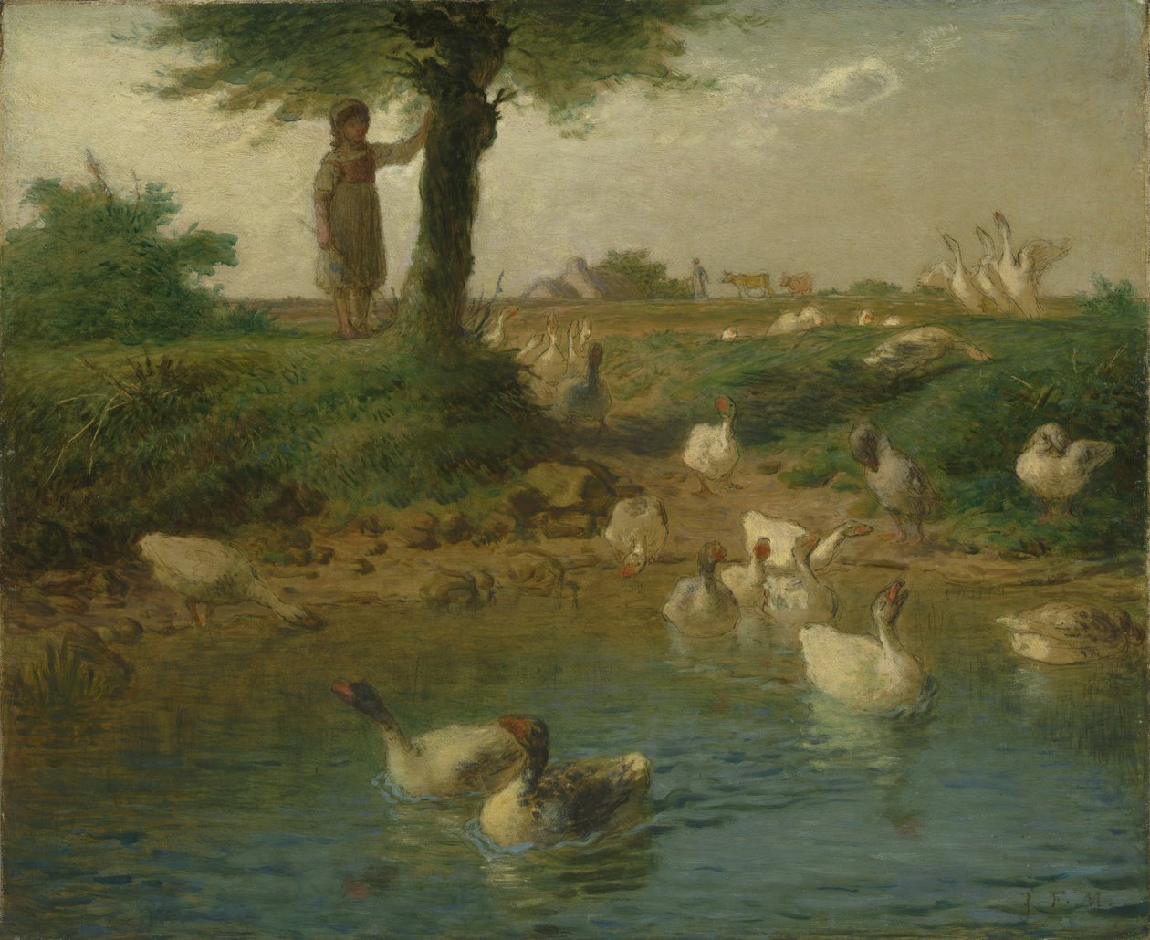 Gęsiareczka autorstwa Jean-Francois Millet