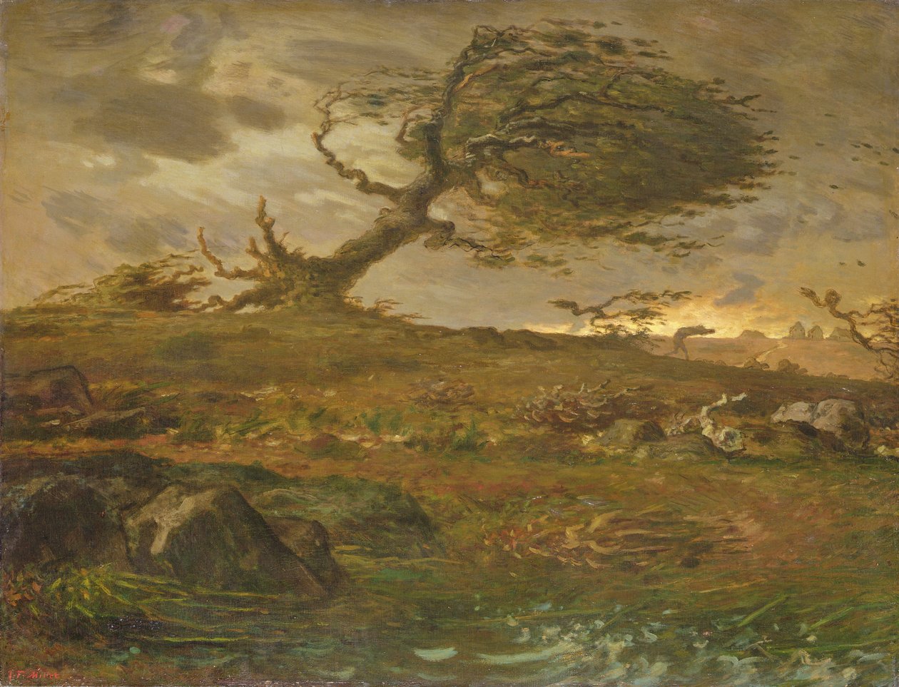 Podmuch wiatru autorstwa Jean Francois Millet