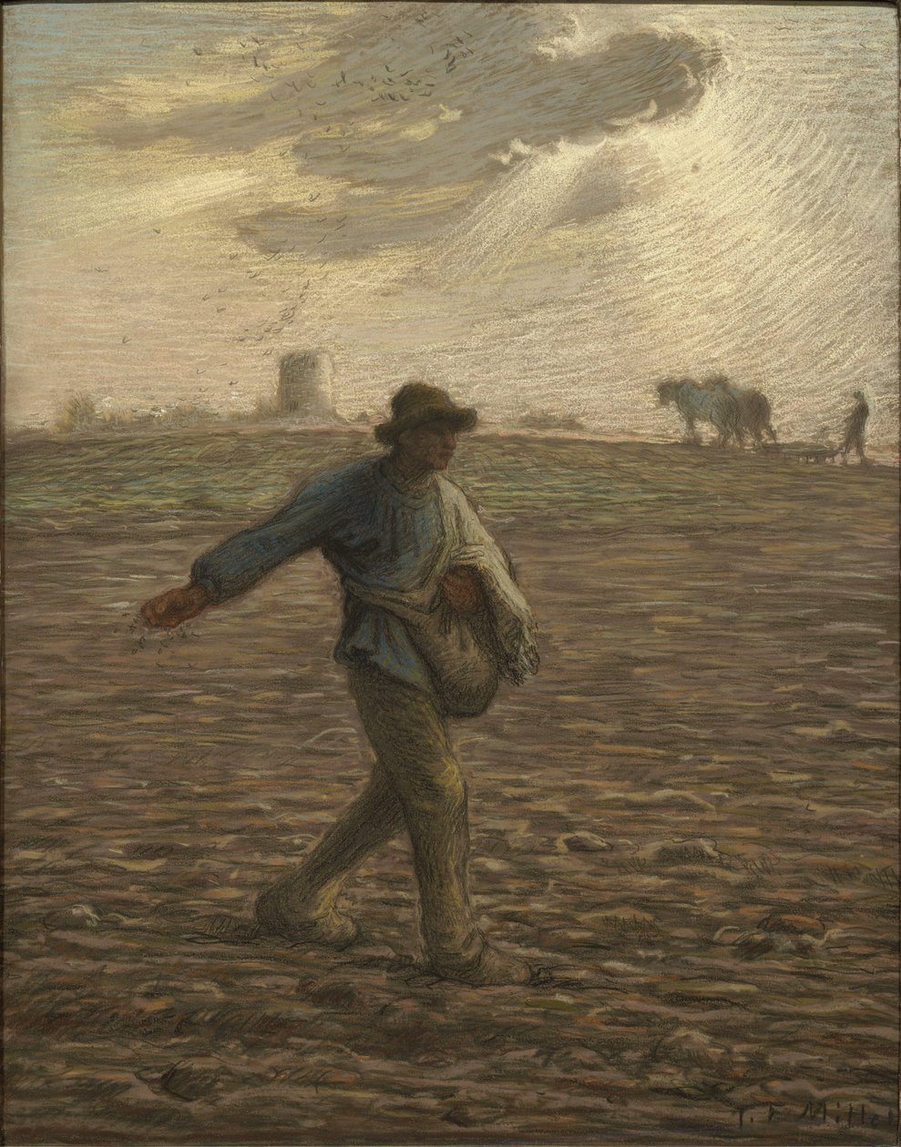Siewca autorstwa Jean-Francois Millet