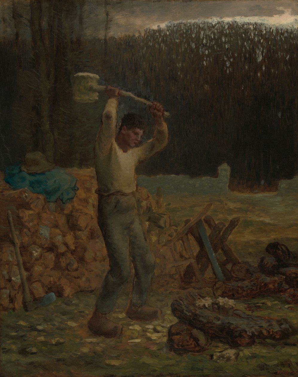 The Woodchopper autorstwa Jean-Francois Millet