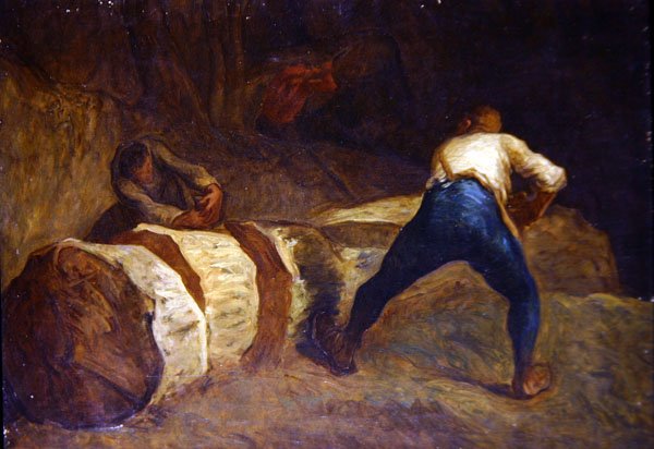 Drwale (olej na płótnie) autorstwa Jean Francois Millet