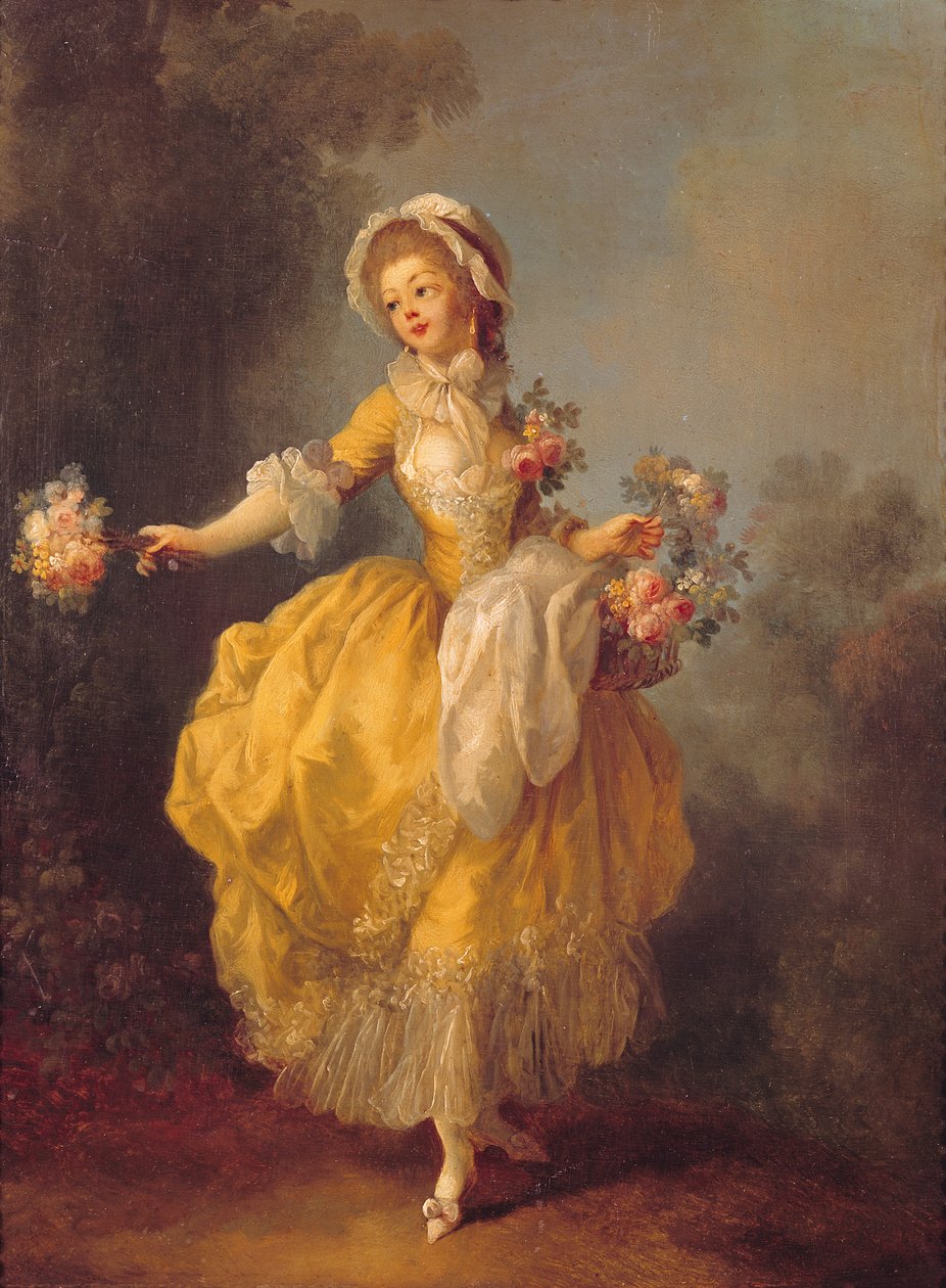 Tancerka z Bukietem autorstwa Jean Frederic Schall