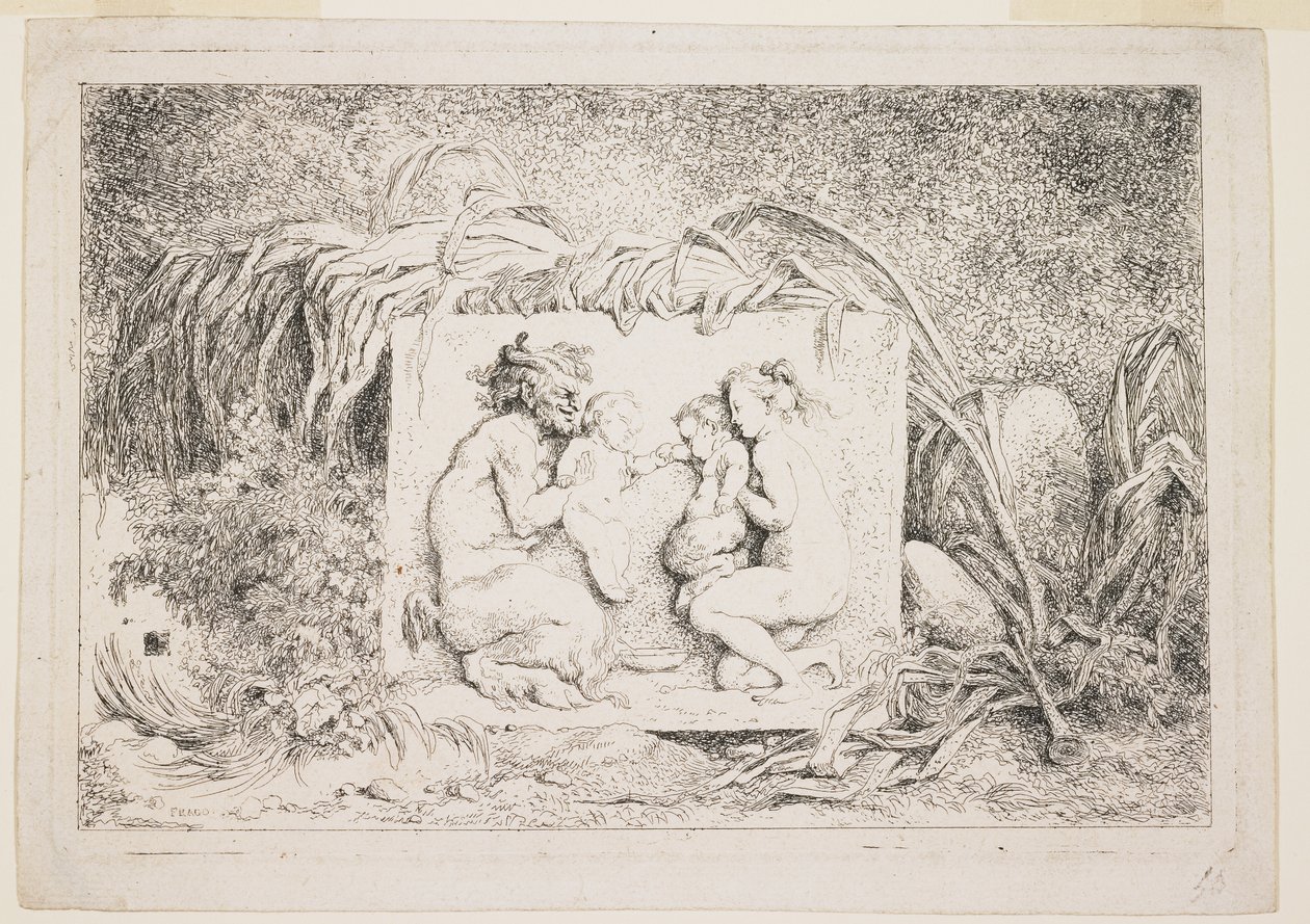 Ród Satyra, 1763 autorstwa Jean Honore Fragonard