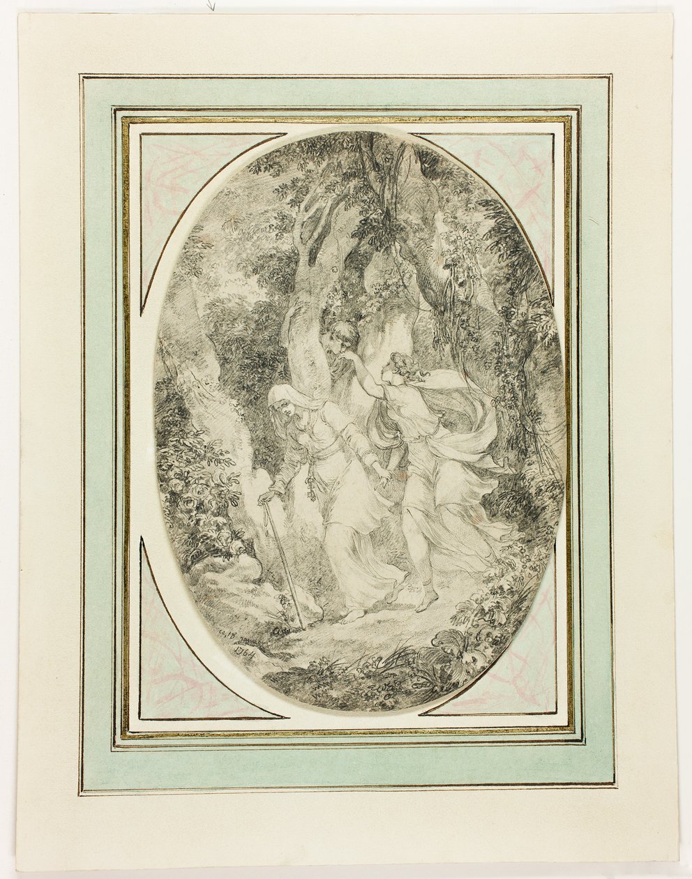 Alegoria-Ingenius Miłość autorstwa Jean-Honore Fragonard