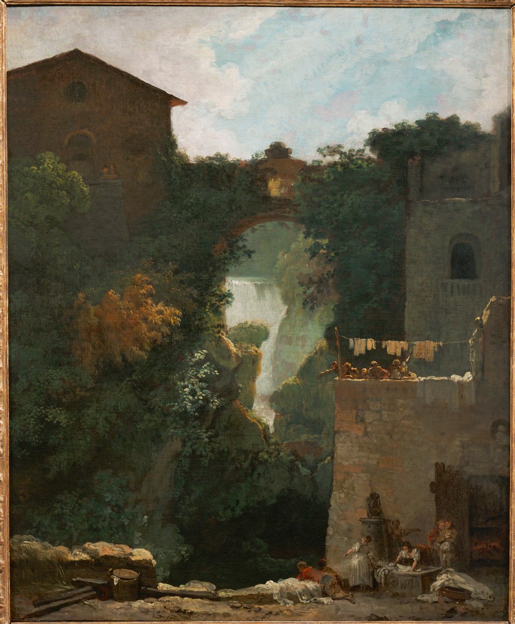 Cascatelles de Tivoli - wodospady w Tivoli, Rzym ... autorstwa Jean Honore Fragonard