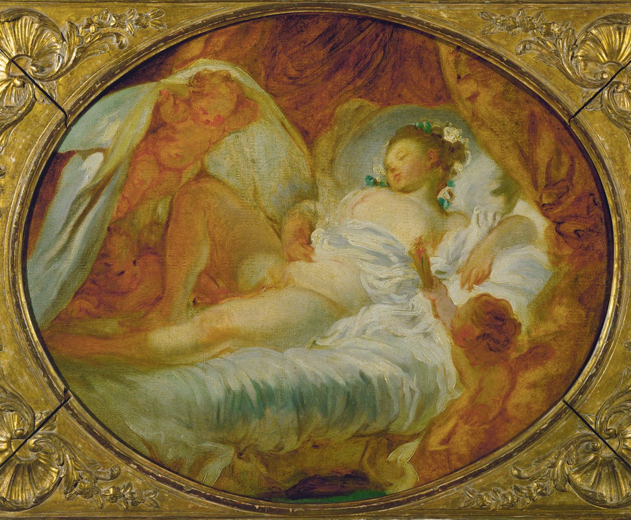 Beczka prochu ... autorstwa Jean Honore Fragonard