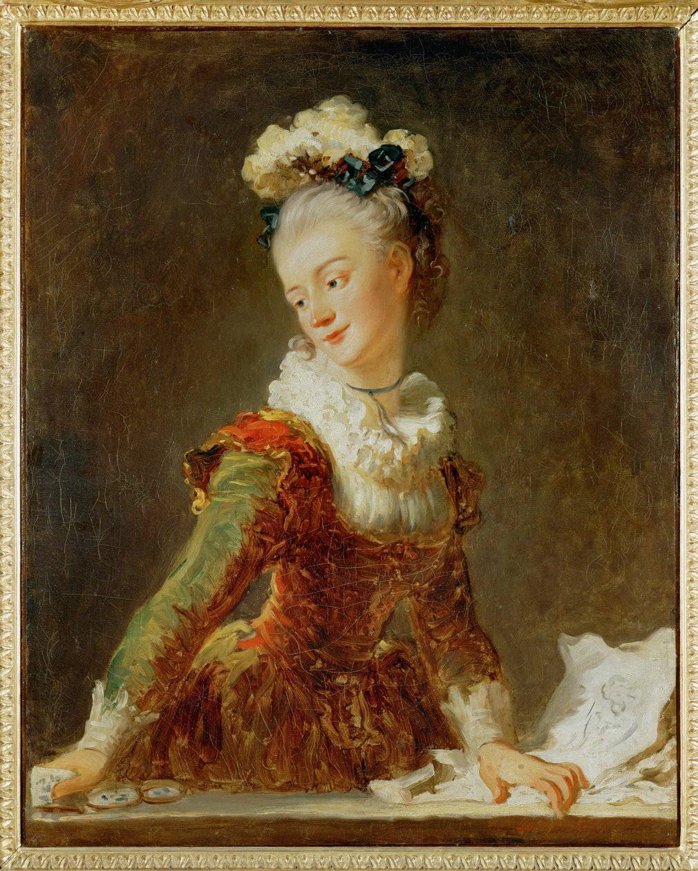 Marie-Madeleine Guimard, primabalerina Opery Paryskiej ... autorstwa Jean Honore Fragonard
