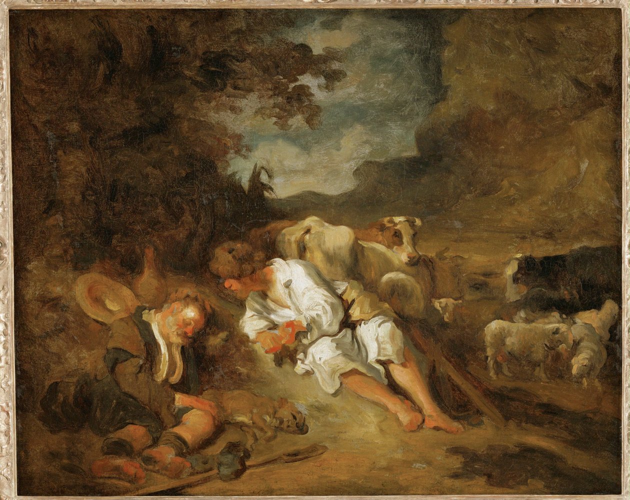 Mercury i Argos ... autorstwa Jean-Honore Fragonard