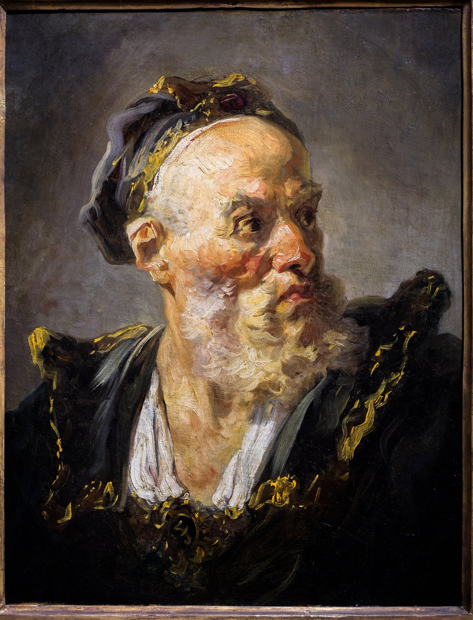 Głowa starca autorstwa Jean Honore Fragonard