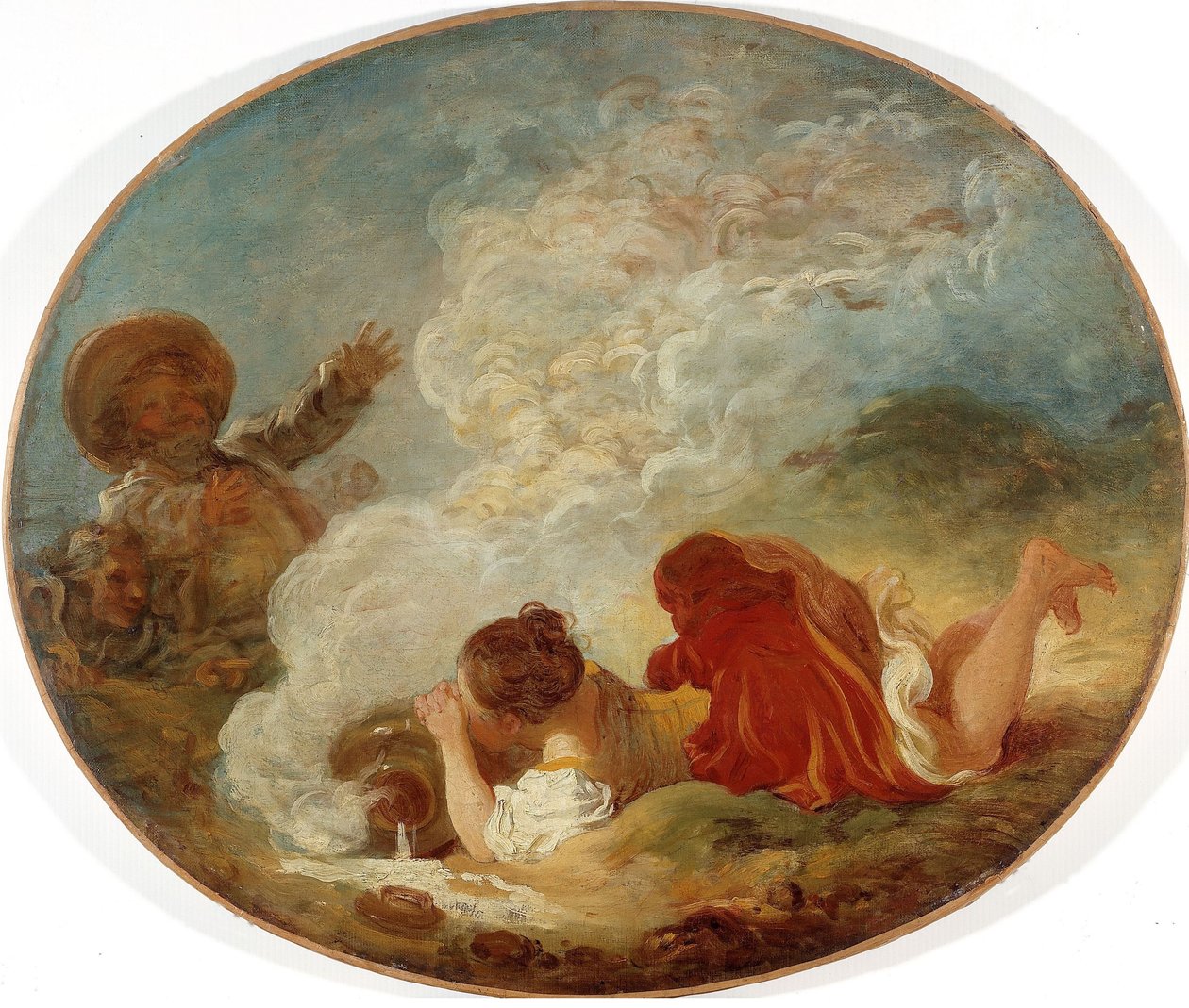 Perrette und der Milchtopf autorstwa Jean-Honore Fragonard