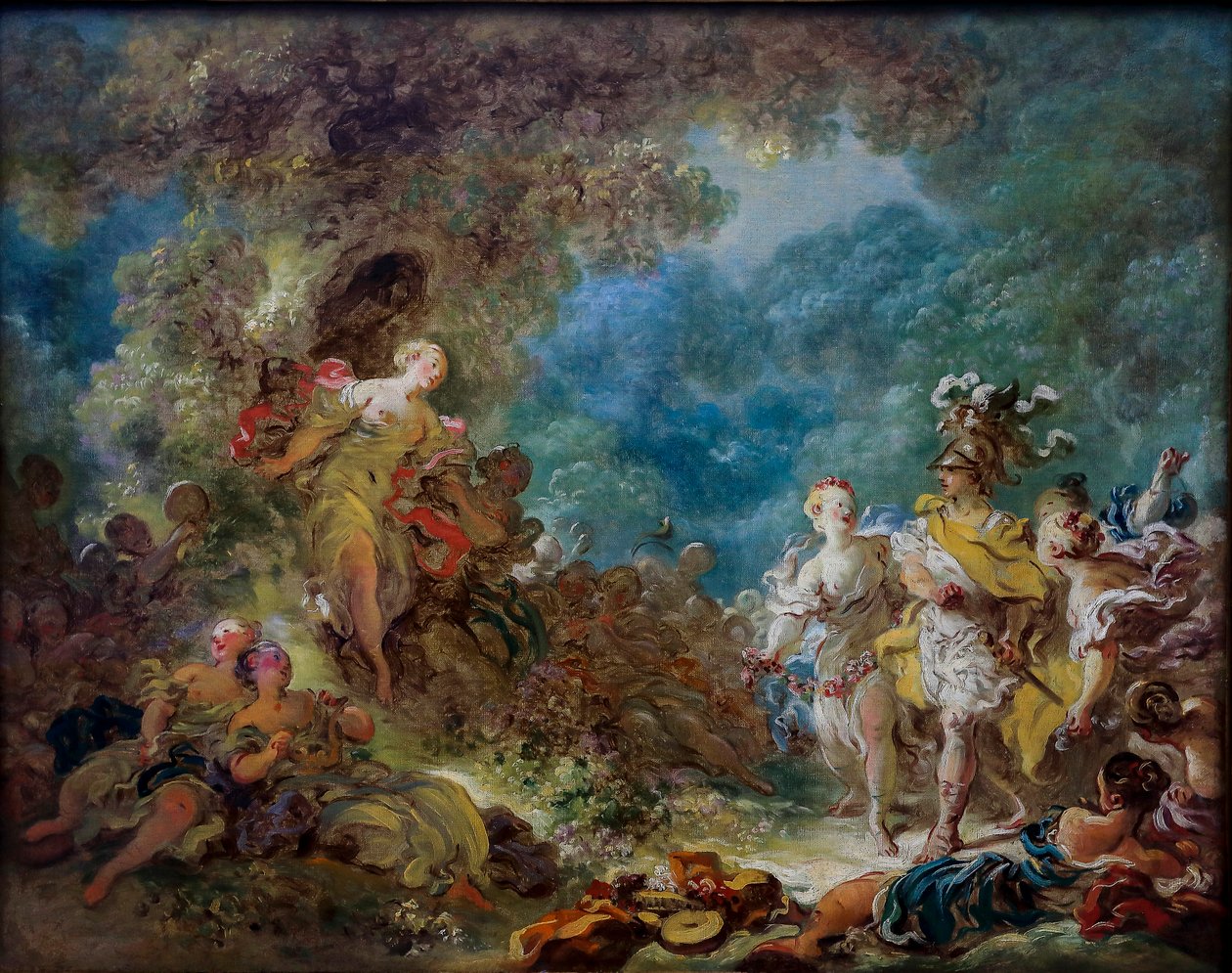 Rinaldo w ogrodach Armidy autorstwa Jean Honore Fragonard