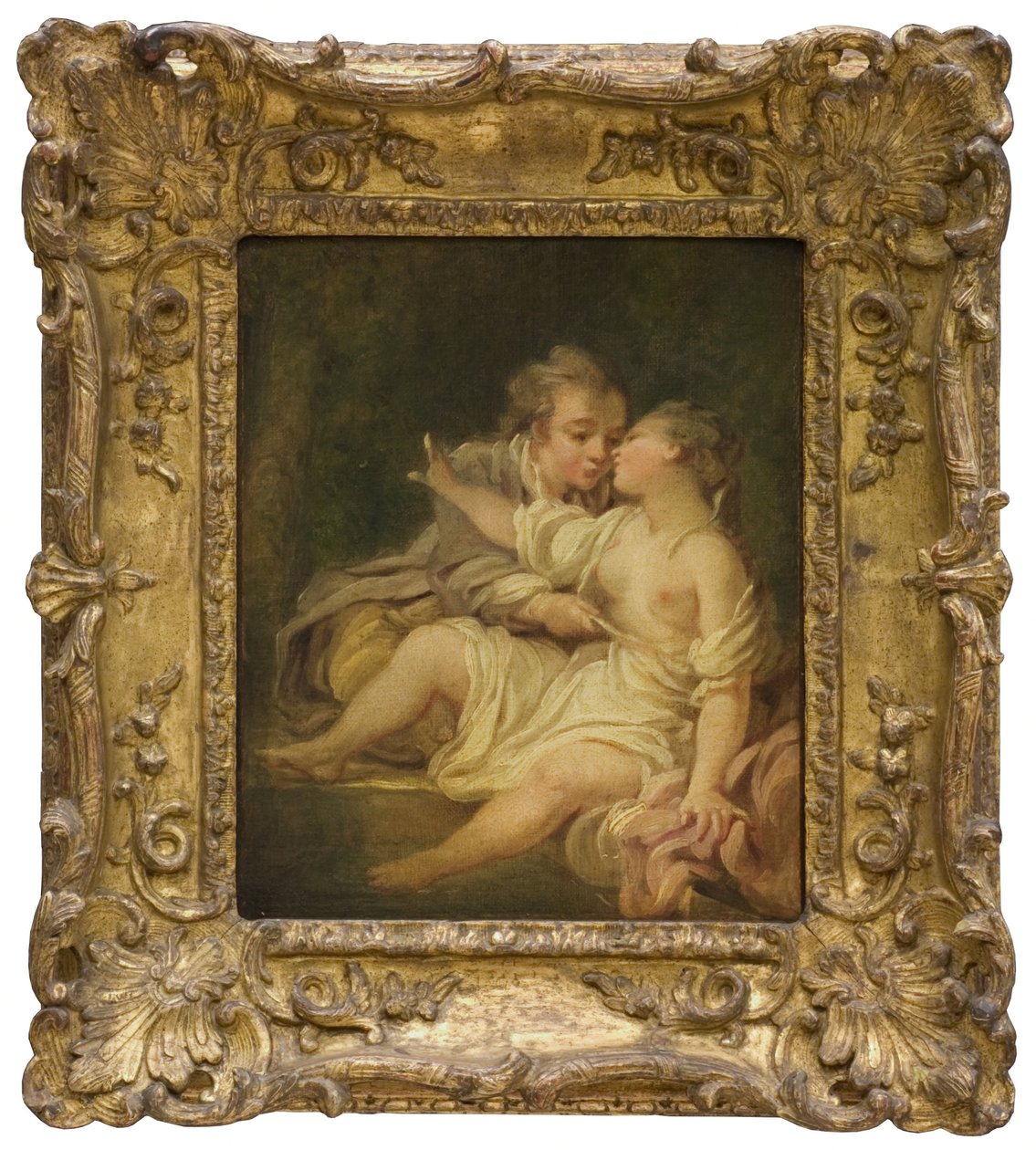 Zaskoczony w wannie autorstwa Jean-Honore Fragonard