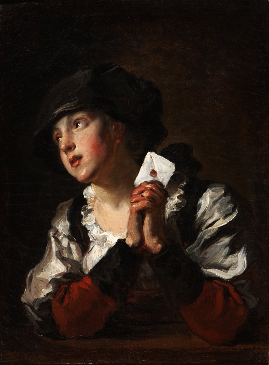 List autorstwa Jean-Honore Fragonard
