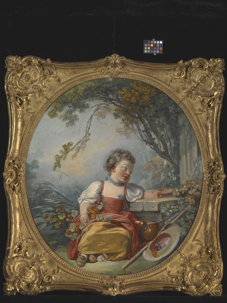 Mały pielgrzym (olej na płótnie) autorstwa Jean Honore Fragonard