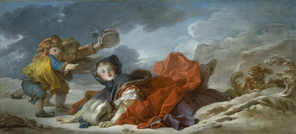 Winter autorstwa Jean-Honore Fragonard