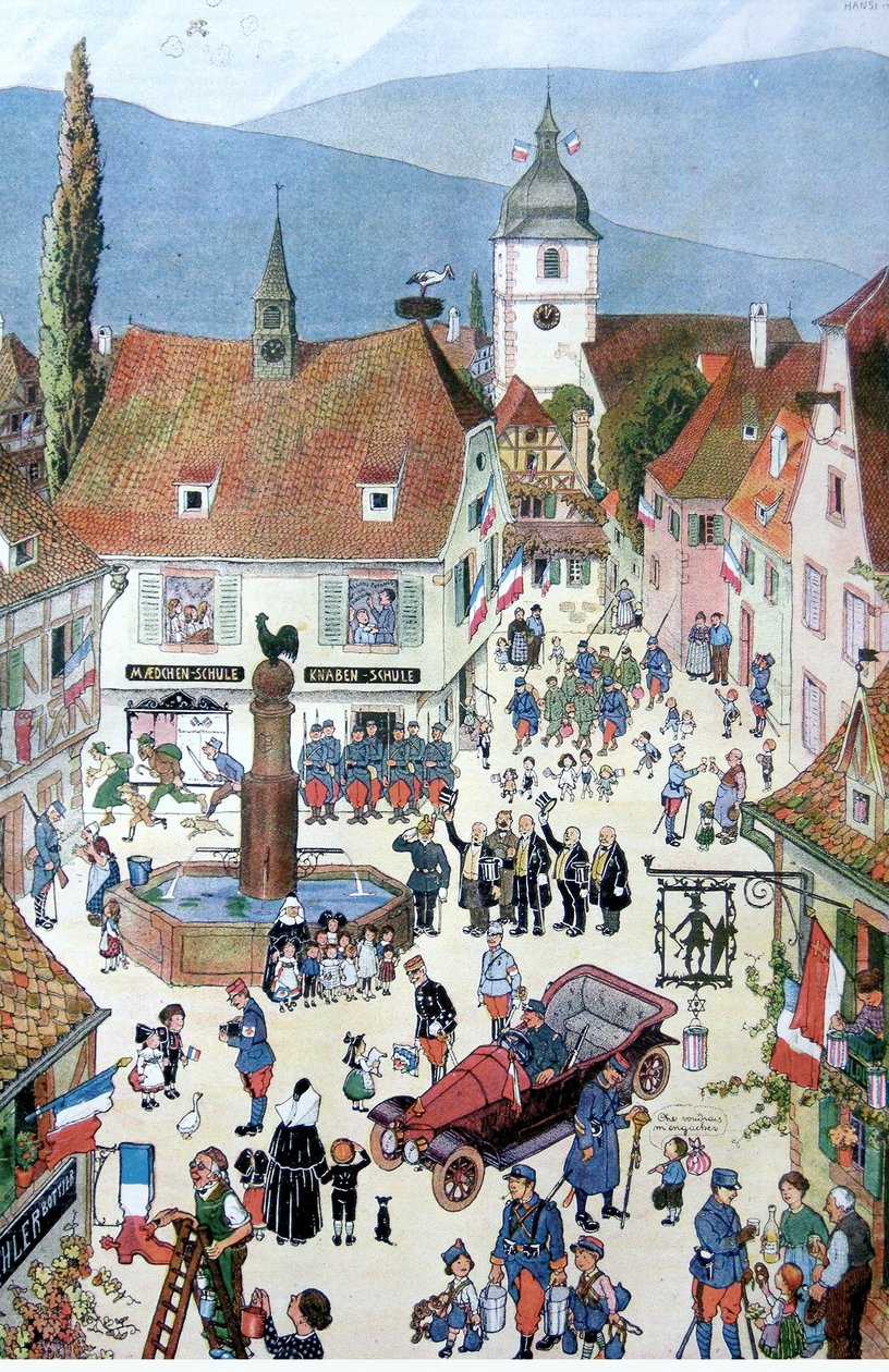 Francuzi dostarczają Alzacja (kolor lito) autorstwa Jean Jacques Waltz