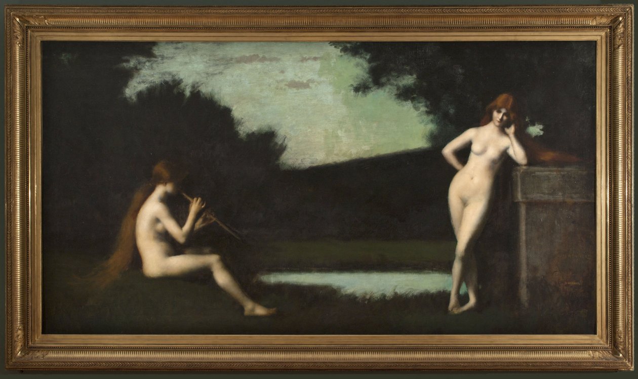 Eglogue, ok. 1879 (olej na płótnie) autorstwa Jean Jacques Henner