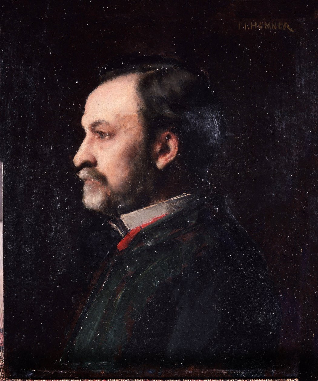 Portret Louisa Pasteura (1822-1895), francuskiego chemika i biologa - autorstwa Hennera, Muzeum Instytutu Pasteura. autorstwa Jean Jacques Henner