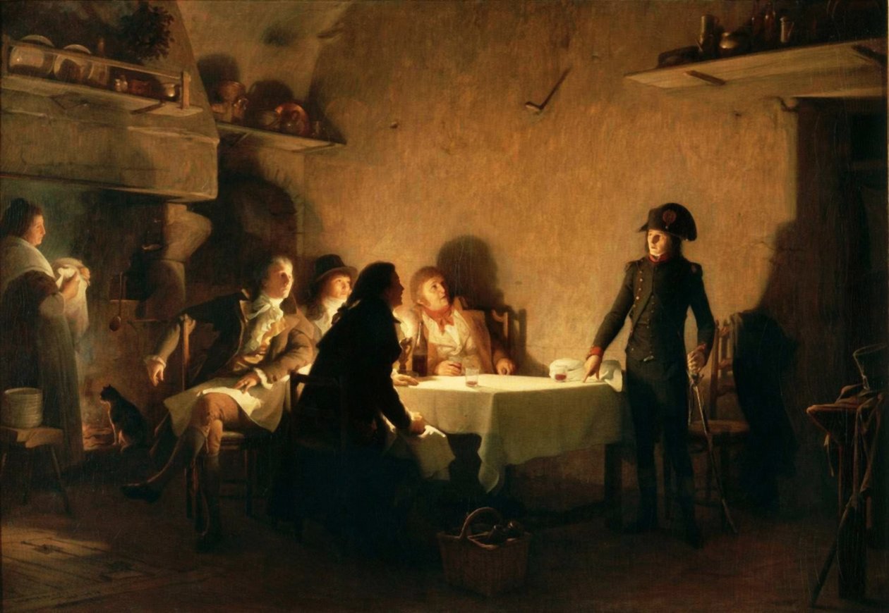 Polski: Wieczerza Beaucaire, 28 lipca 1793.n autorstwa Jean Jules Antoine Lecomte du Nouy