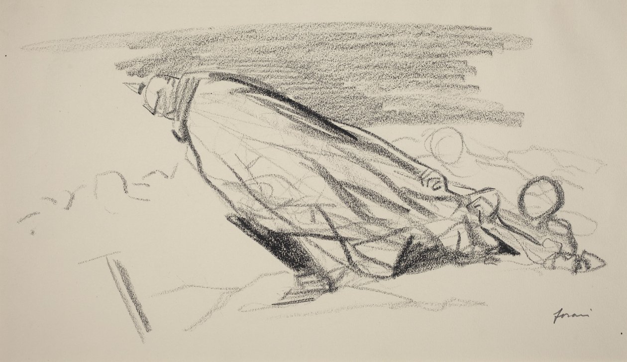 Ci z pierwszej godziny. Panie! Jak nam idzie świeża i radosna wojna? ..., ok. 1914-1919 autorstwa Jean-Louis & Caran D