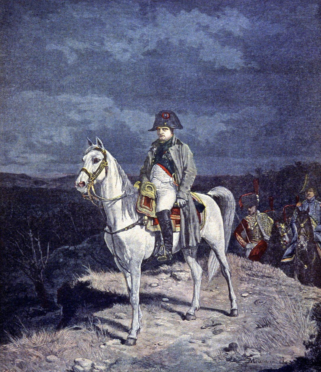 Napoleon autorstwa Jean Louis Ernest (after) Meissonier
