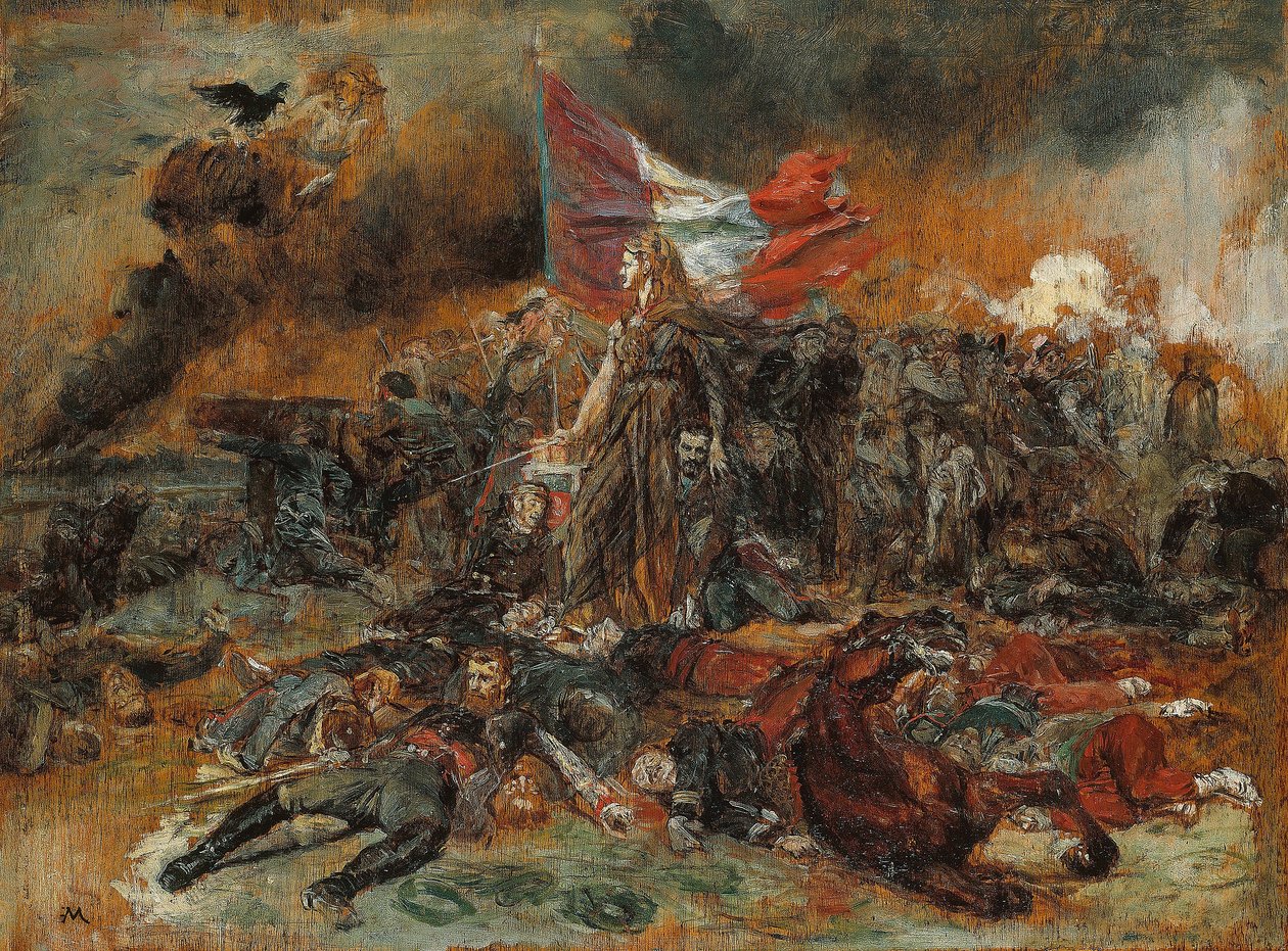 Obrona Paryża autorstwa Jean Louis Ernest Meissonier