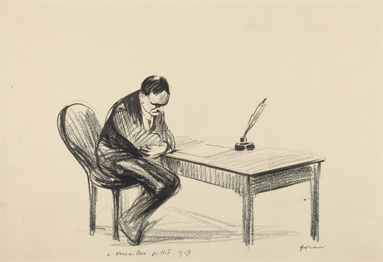 W Wersalu, lipiec 1919 autorstwa Jean-Louis Forain