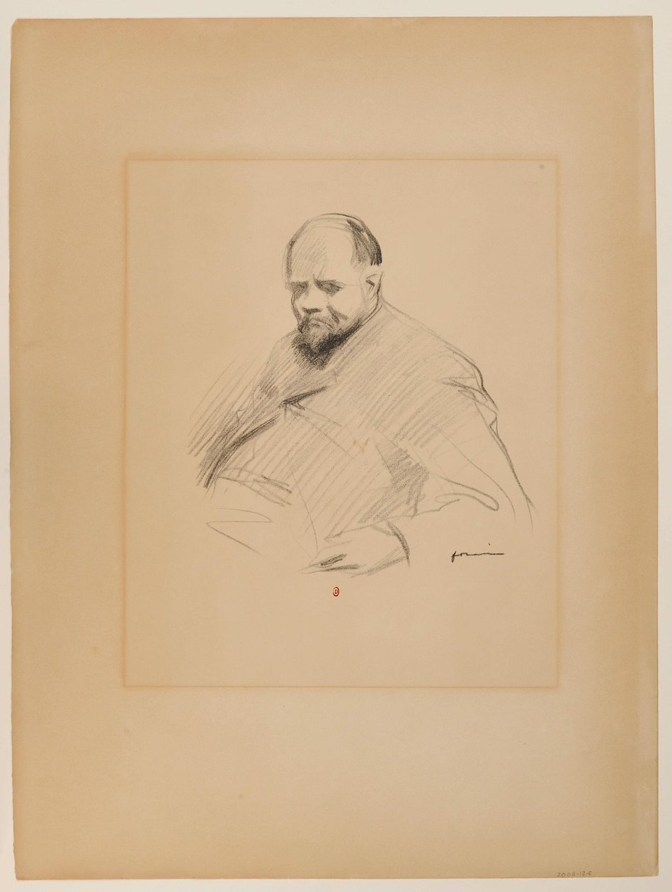 Ambroise Vollard autorstwa Jean-Louis Forain