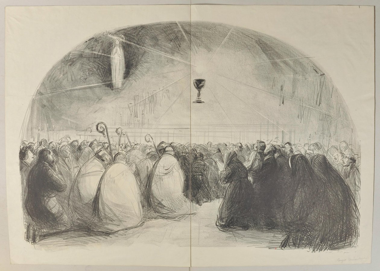 Kongres eucharystyczny autorstwa Jean-Louis Forain