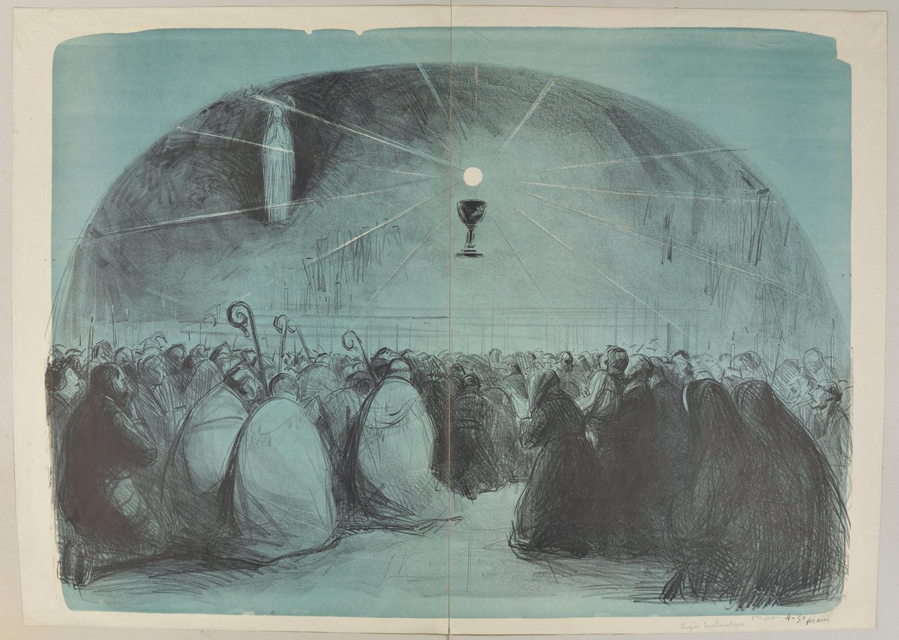 Kongres eucharystyczny autorstwa Jean-Louis Forain