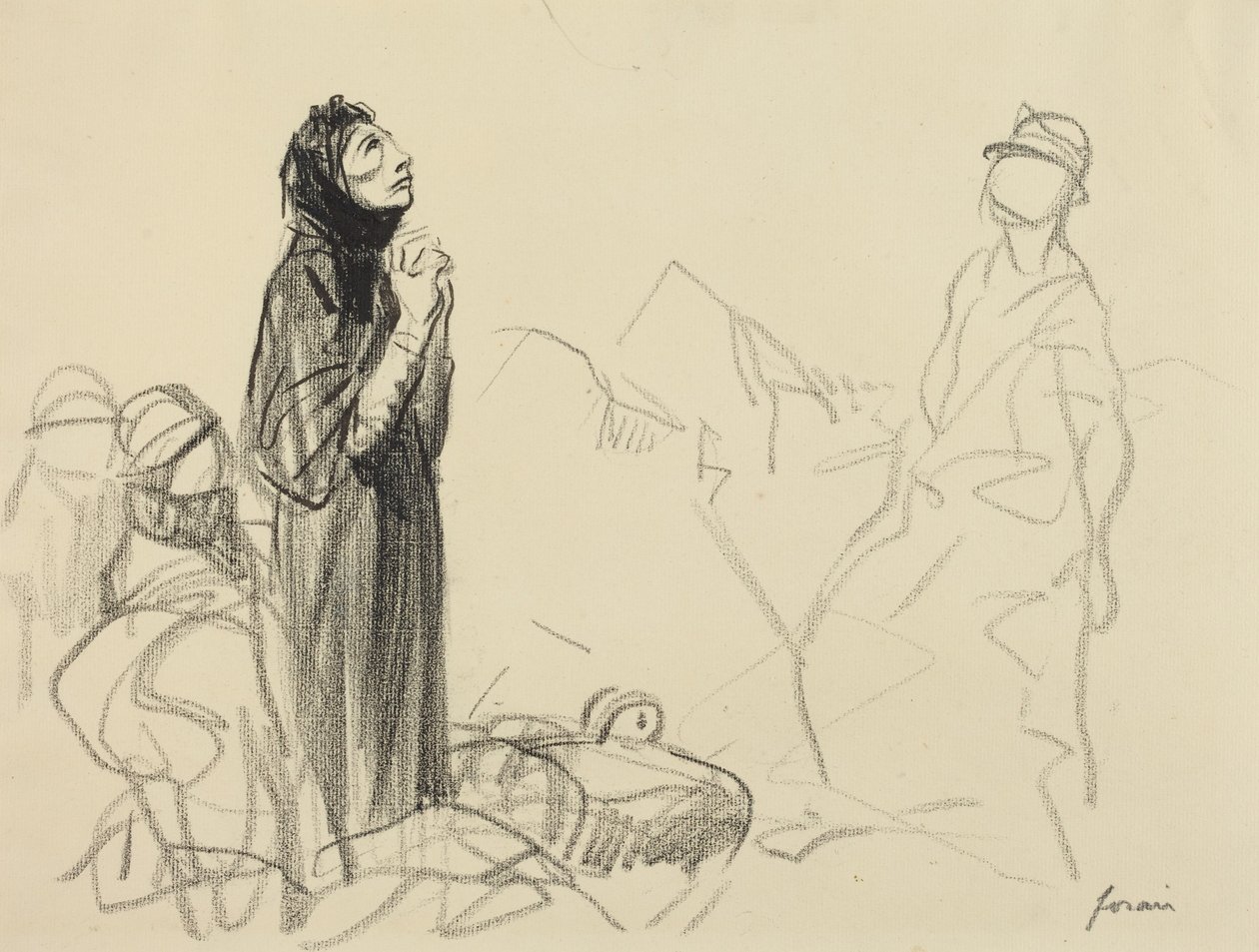 Podczas rozejmu autorstwa Jean-Louis Forain