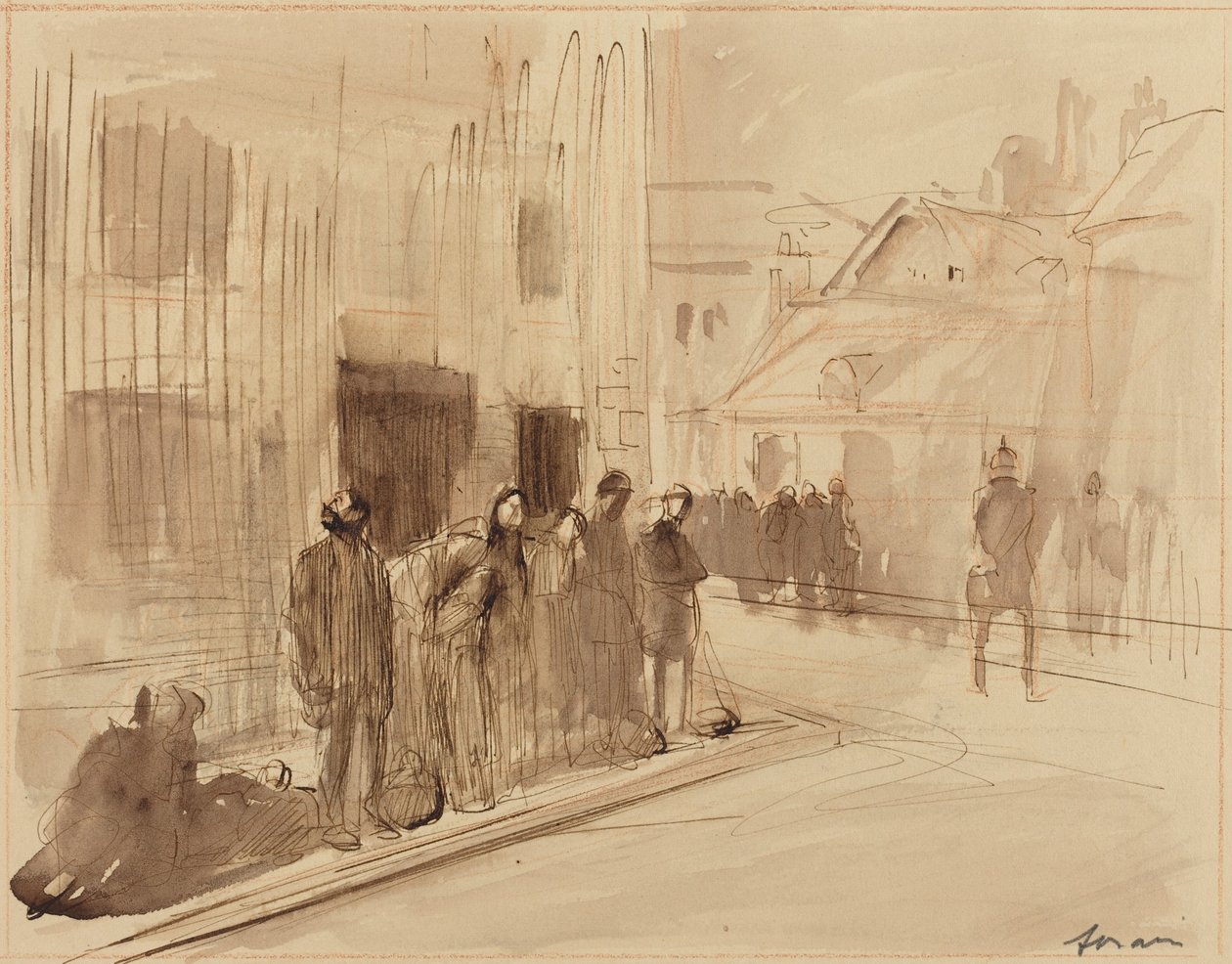 W niewoli autorstwa Jean-Louis Forain