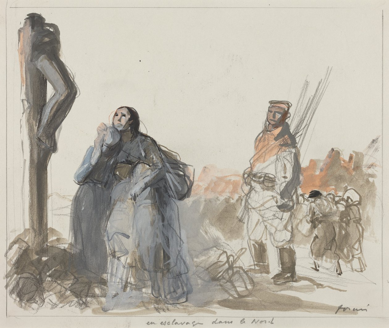 W niewoli na Północy autorstwa Jean-Louis Forain